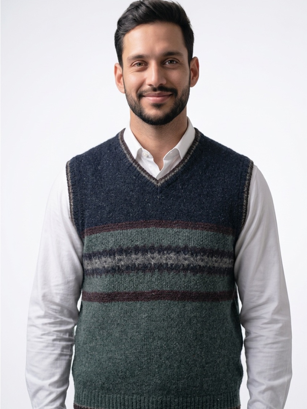 🔥 Vintage‎ Woolrich Sweater Vest 🦌 90s Outdoorscore Knit (Men’s M)